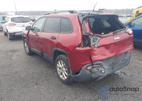 2016 Jeep Cherokee Sport из США, поврежденный, VIN 1C4PJMAB3GW348675